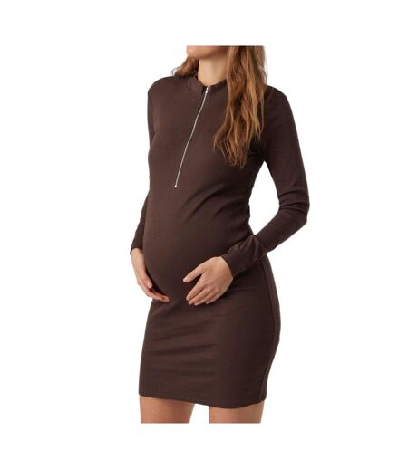 Robe Marron Femme Mamalicious Mila Lia - L