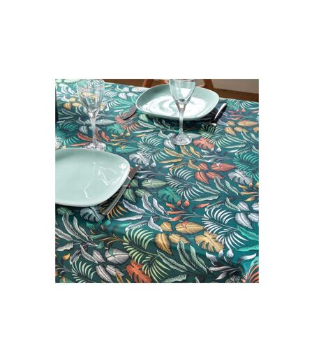 Nappe Antitache Imprimé Stylis 145x240cm Bleu