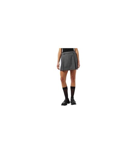 Womens/ladies Lexa Wool Blend Mini Skirt Grey Melange Edited