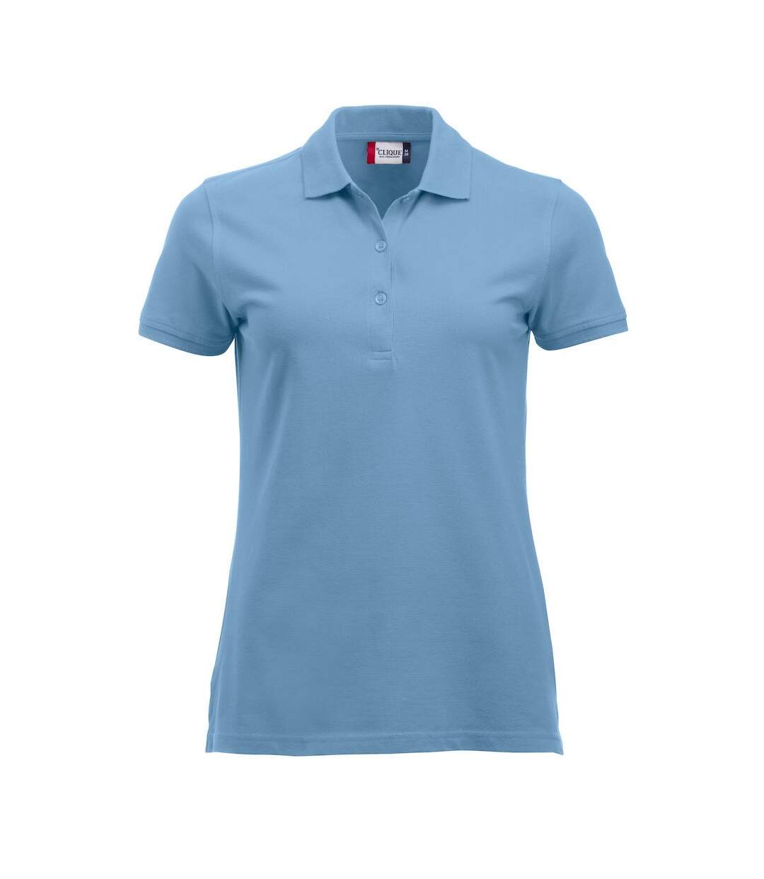 Polo marion femme bleu clair Clique-1