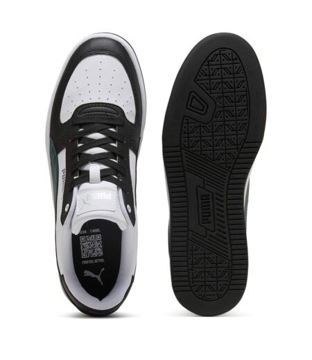 Mens Caven 2.0 Logo Trainers White Green Black Puma