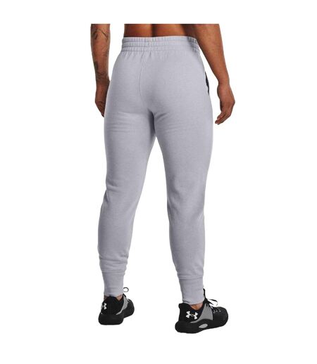 Womens/ladies Rival Fleece Joggers Grey Under Armour