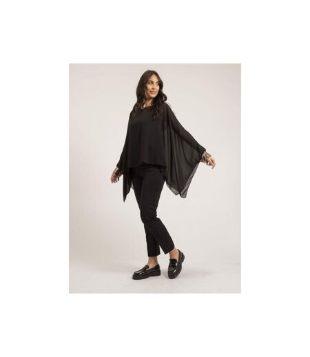 Top poncho voile FANTIA - Dona X Lisa