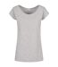 T-shirt Femme Gris Chiné Build Your Brand-1