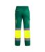 Pantalon Homme Vert Jaune Fluo Roly Workwear-2