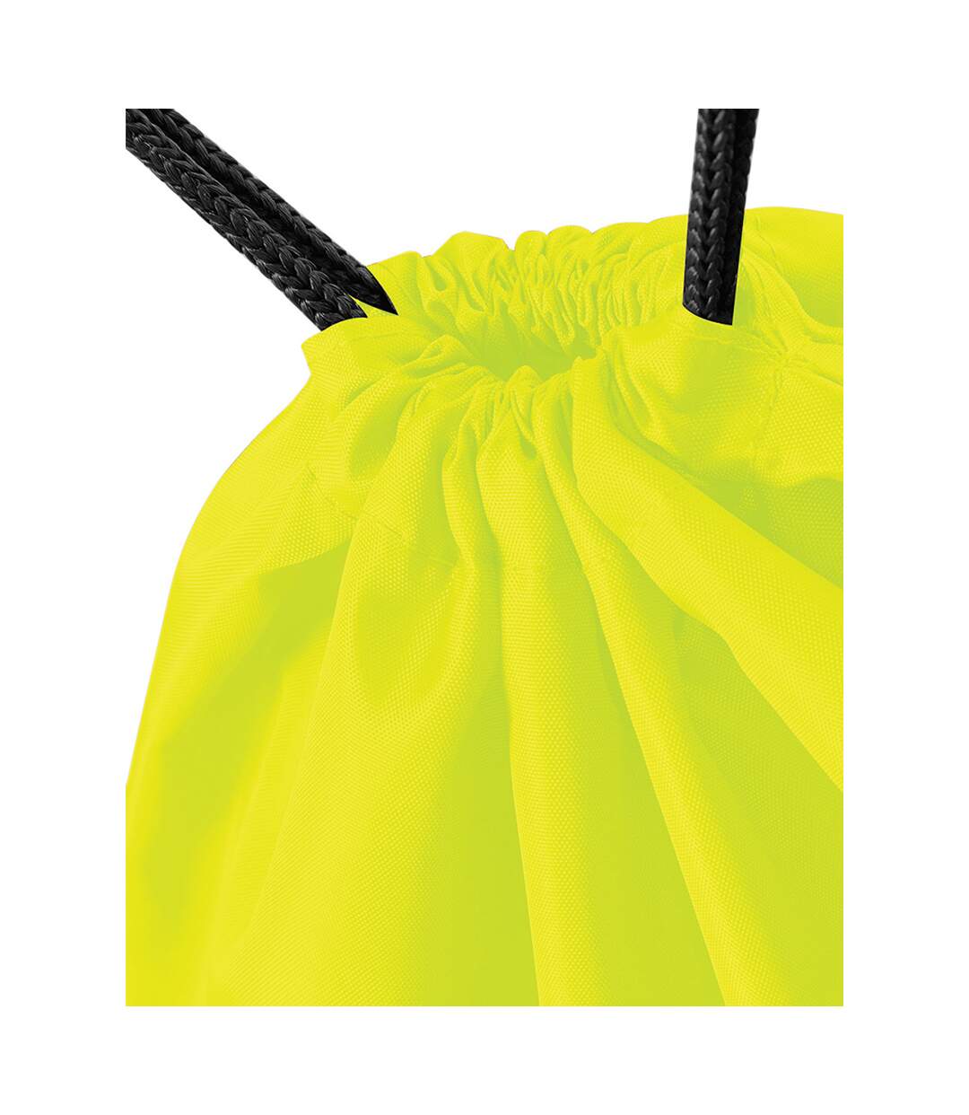 Sac de gym 11 litres taille unique jaune fluo Bagbase-2