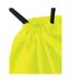 Sac de gym 11 litres taille unique jaune fluo Bagbase