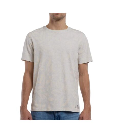 T-shirt gris/ecru homme teddy smith areski