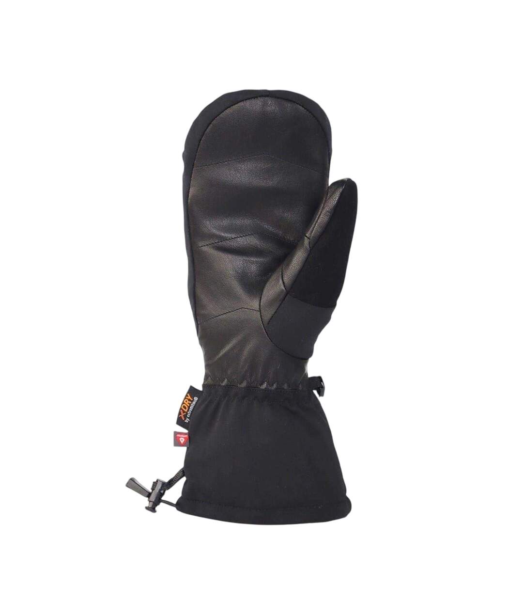 Mens Finse Leather Ski Mittens Black Extremities-2