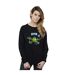 Disney Sweatshirt Mike à bandes adhésives Femmes/Ladies Monsters University (Noir) - UTBI12933-2