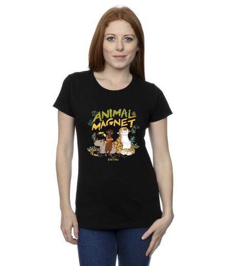Disney - T-shirt ENCANTO ANIMAL MAGNET - Femme (Noir) - UTBI19515