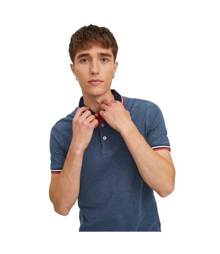 Polo Manches Courtes Homme Bleu Ciel Jack And Jones