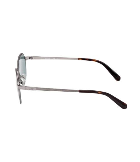 Lunettes De Soleil Motif/style Arrondi Adulte Taille Unique Argenté Foncé Guess