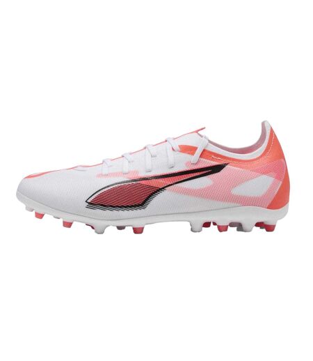 Mens Ultra 5 Match Firm Ground Football Boots  White Puma
