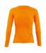 SOLS Womens/Ladies Majestic Long Sleeve T-Shirt (Orange) - UTPC314