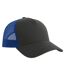 Casquette Trucker Rapper Gris Foncé Bleu Roi Atlantis-2
