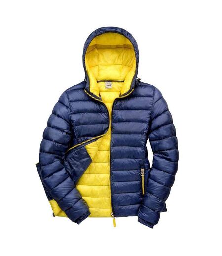 Result Urban Womens/Ladies Snow Bird Padded Jacket (Navy/Yellow) - UTPC6520