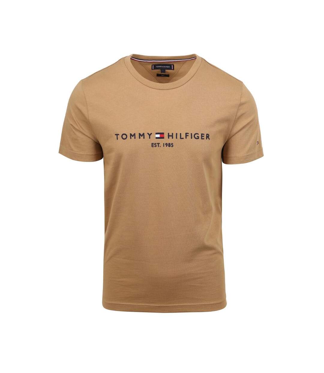 T-shirt beige homme tommy hilfiger mw0mw11797 - l-1