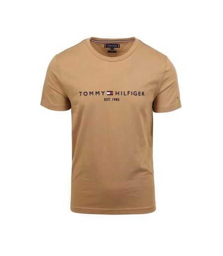 T-shirt beige homme tommy hilfiger mw0mw11797 - l