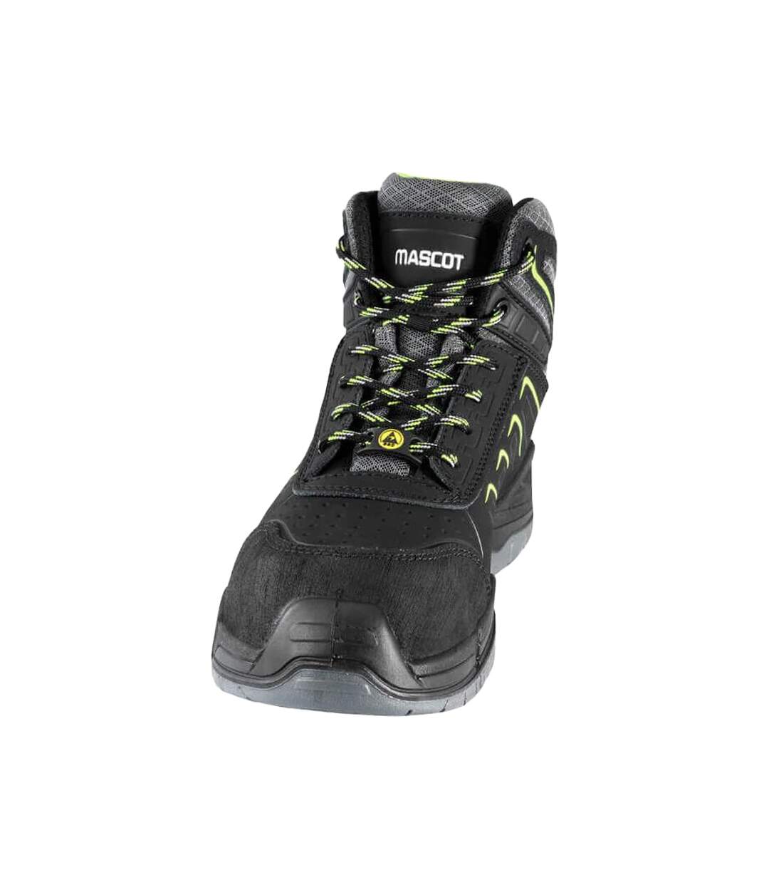 Womens/ladies Footwear Fit Bimberi Peak Coated Leather Safety Boots Black Mascot-3