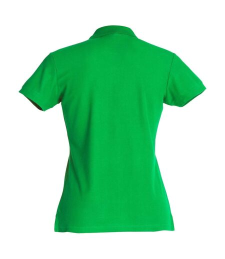 Clique Womens/Ladies Plain Polo Shirt (Apple Green)