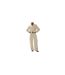 Womens/ladies Wide Leg Barrel Jeans Ecru Couture Club-1