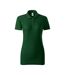 Polo Manches Courtes Joy Femme Vert Foncé Piccolio-1