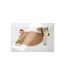 Tapis Déco Rond en Jute Bulo 120cm Beige-5