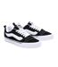 Mens Knu Skool Padded Suede Skate Shoes Black White Vans-4