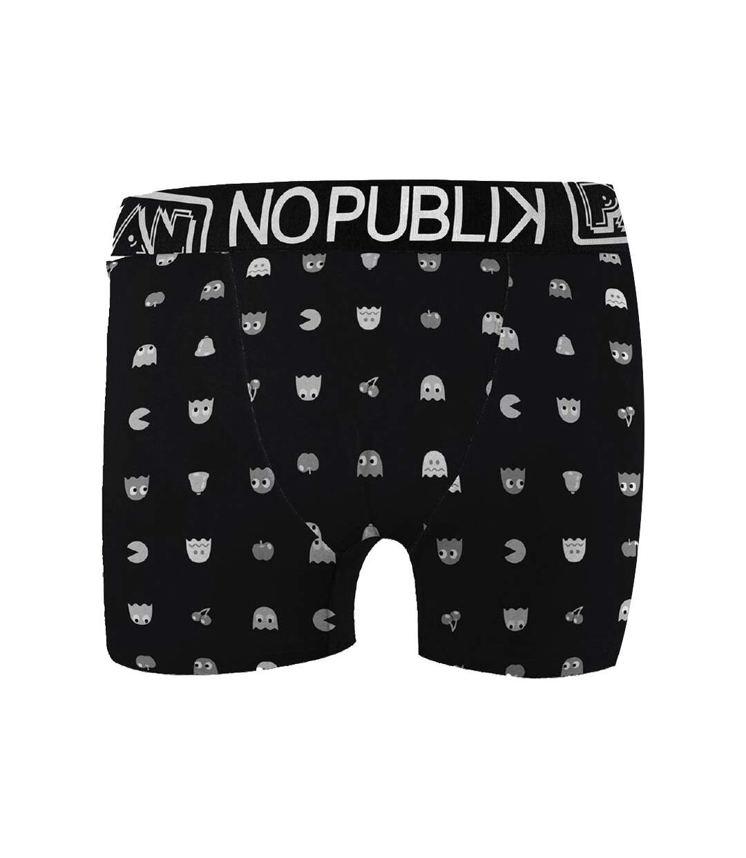 Boxer No Publik Featuring Pacman Homme Confort et Fantaisie en Coton -Assortiment modèles photos selon arrivages- Caract 1548 en Microfibre-1