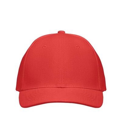 Buffalo 6 Panel Baseball Cap Red MidOcean