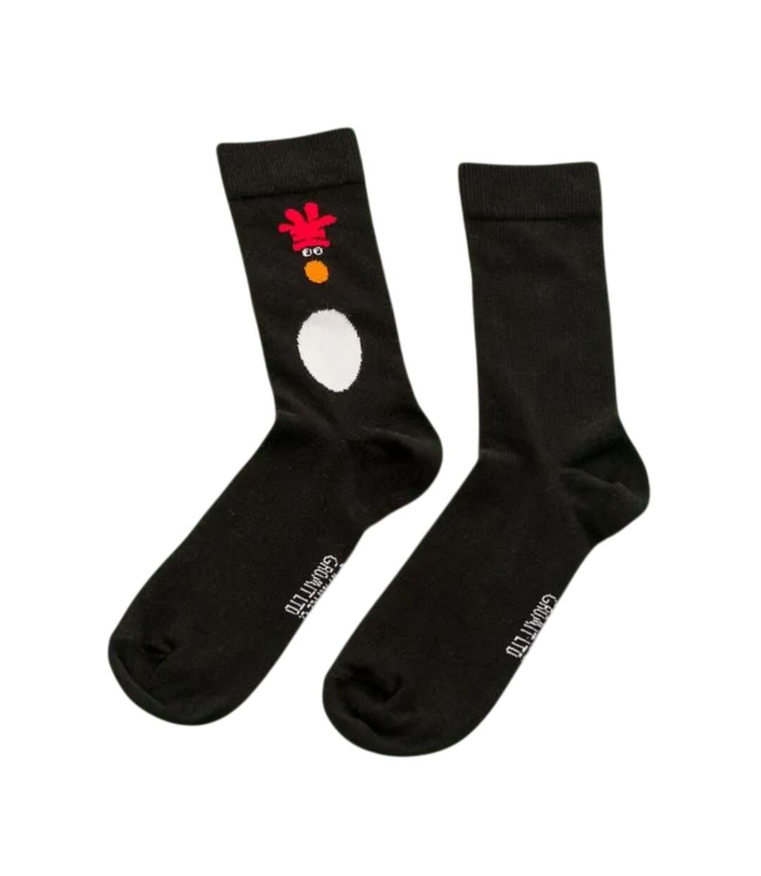Chaussettes Motif Feathers Mcgraw Adulte Noir Rouge Wallace And Gromit-2