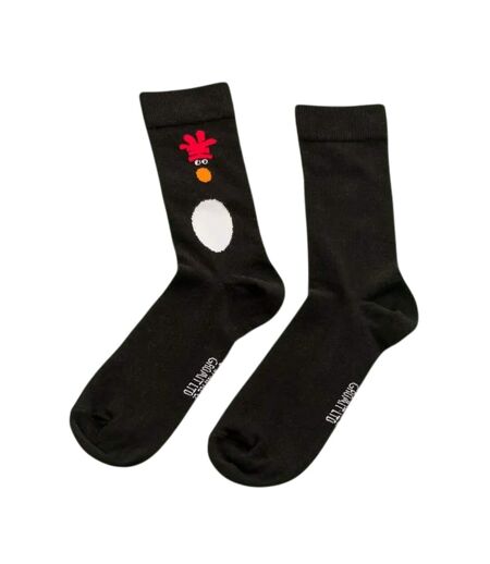 Chaussettes Motif Feathers Mcgraw Adulte Noir Rouge Wallace And Gromit