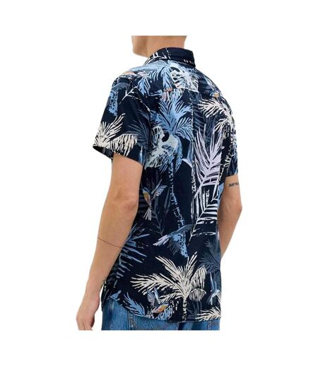 Chemise marine/bleu homme jack & jones hawaii - l