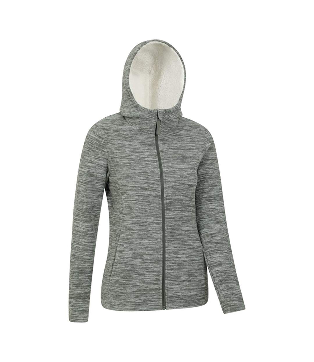 Veste À Capuche Snowdonia Femme Vert Kaki Mountain Warehouse-4