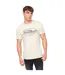 Mens Hellmere T-shirt Off White Crosshatch-2