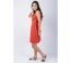 Robe courte tendance MAURINE unie terracotta Coton Du Monde-3
