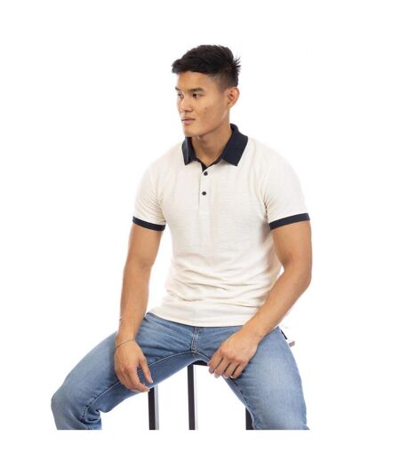 Polo Manches Courtes Reeves Homme Blanc Cassé Peter Werth