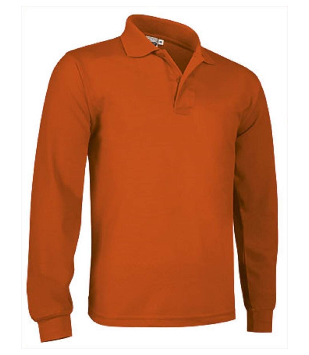 Polo manches longues - Homme - réf PREDATOR - orange-1