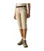 Pantacourt Extensible À Taille Semi-élastiquée Xert Femme Beige Regatta-1