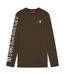 Mens Walsh Regular T-shirt Khaki Fenchurch-1