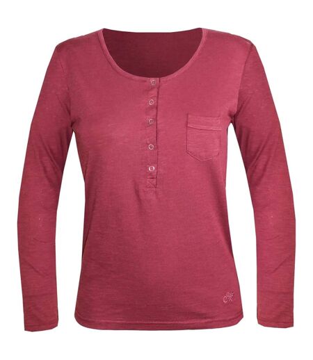 Tee-shirt MAYFLOWER CLOE1B manches longues : confort coton flammé et style authentique