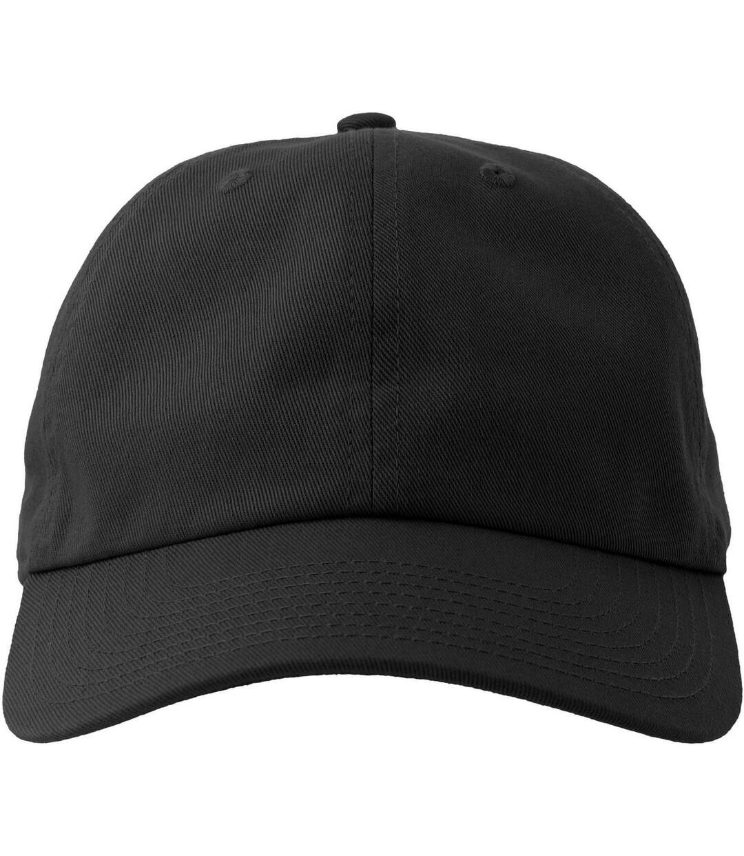 Unisex adult dad sustainable 6 panel baseball cap black Atlantis-3