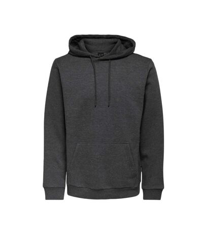 Sweat à capuche Gris Foncé Only & Sons Ceres