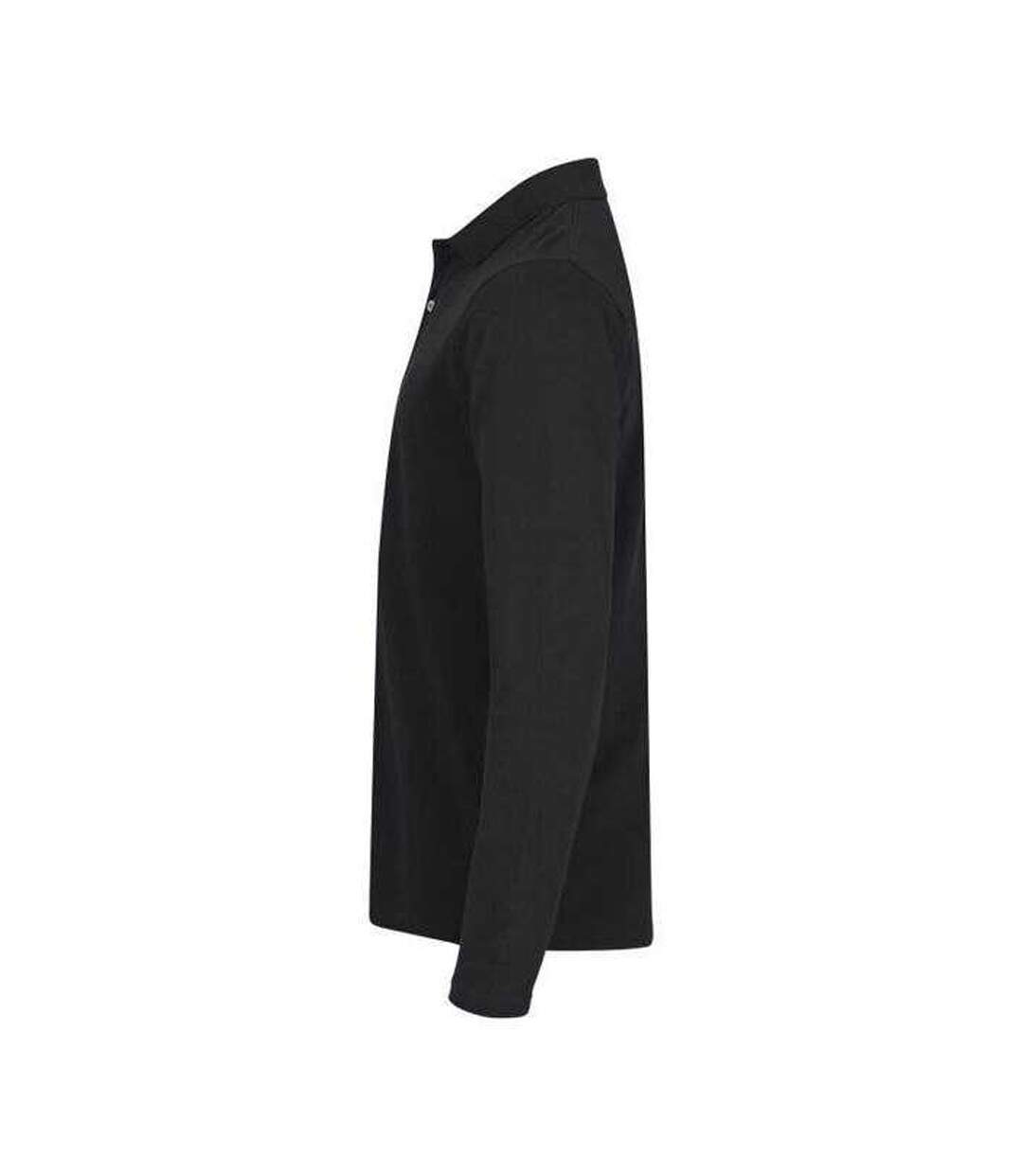 Polo Manches Longues Premium Homme Noir Clique-3