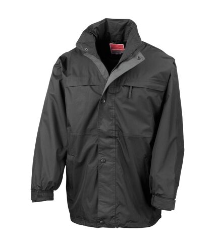 Result Mens Midweight Multi-Functional Waterproof Jacket (Black/Gray) - UTPC6880