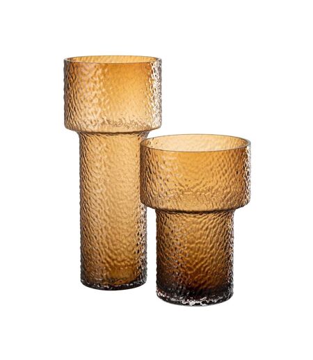 Vase Design en Verre Betty 45cm Marron