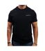 T-Shirt noir/crème homme superdry essential-1