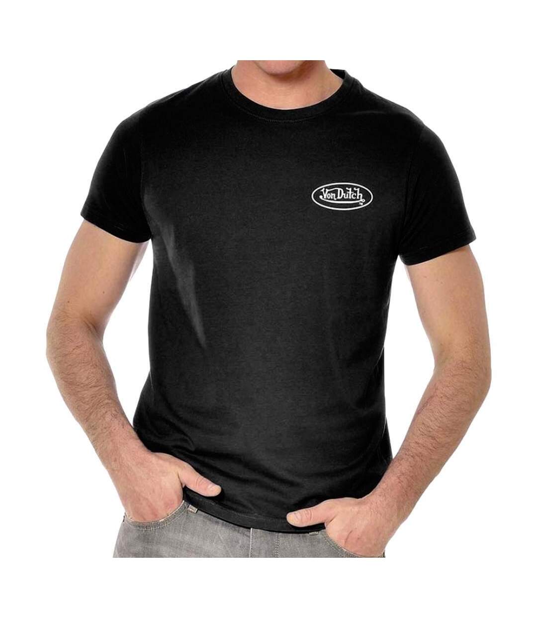 T-Shirt noir homme von dutch art-1