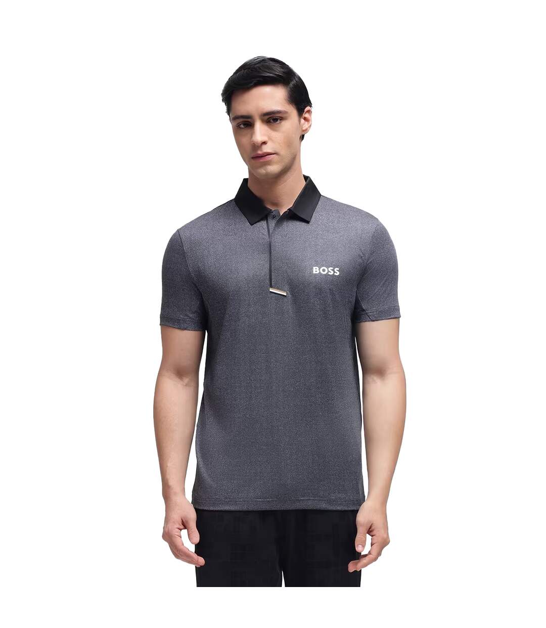 Polo Homme Noir Boss-2